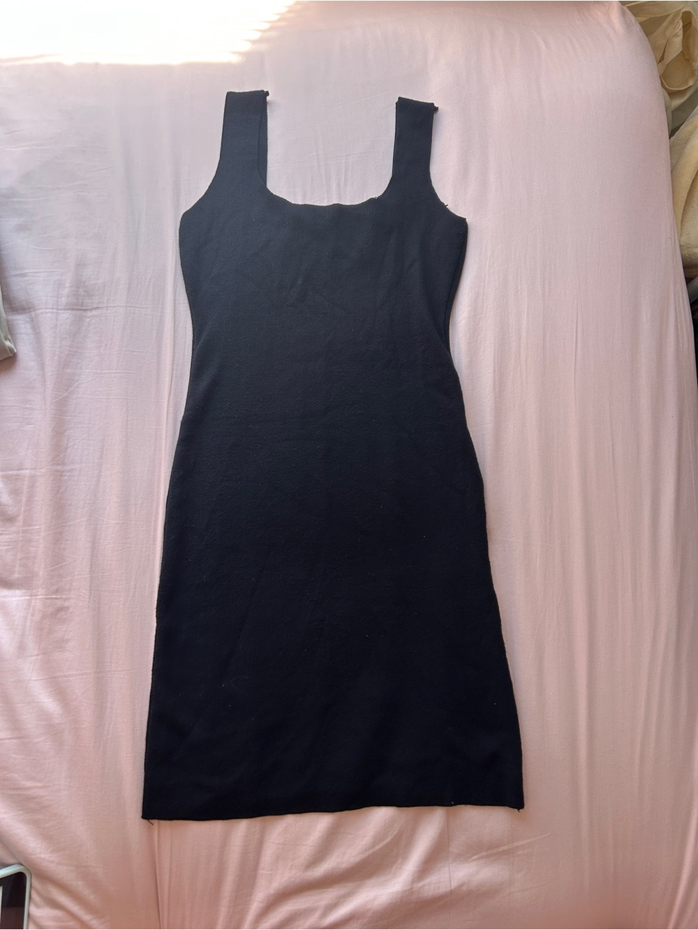 Yesstyle Black Knit Mini Dress